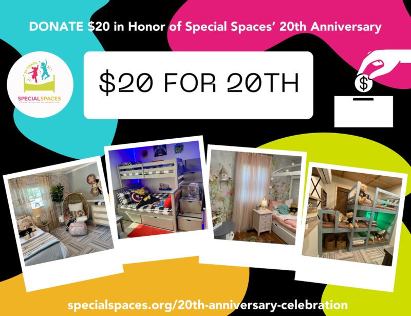 Special Spaces $20 for 20th