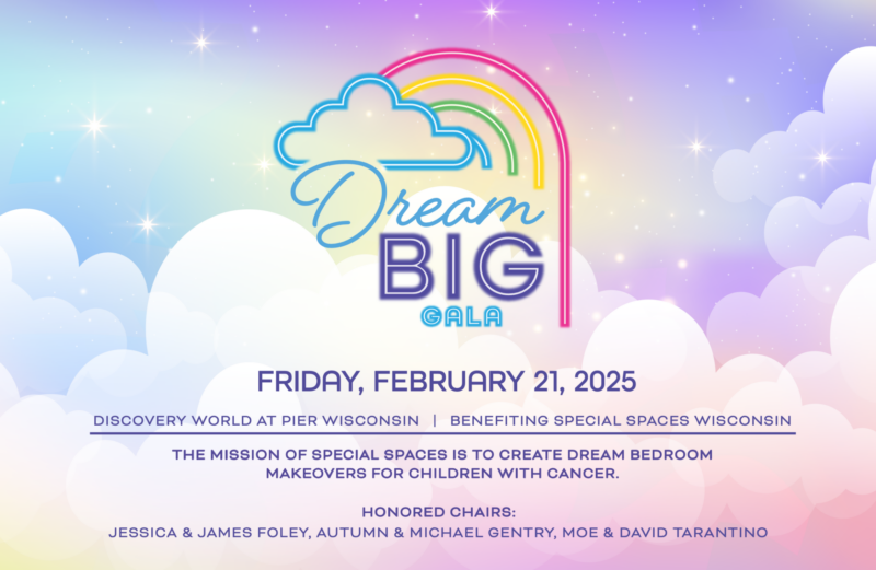 Special Spaces Wisconsin Dream BIG Gala Info Card 2025