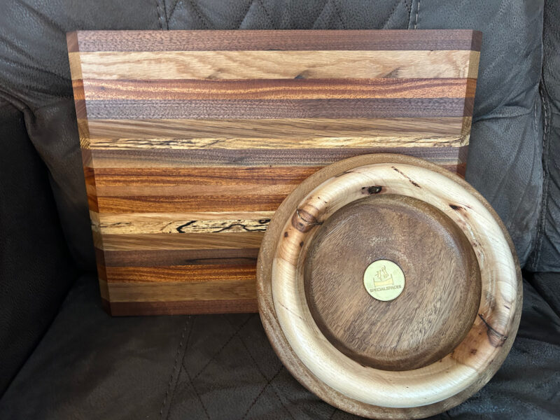 Chattanooga Auction Item - Handmade Cutting Board & Bowl