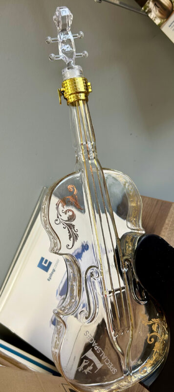 Chattanooga Auction Item - Violin Decanter