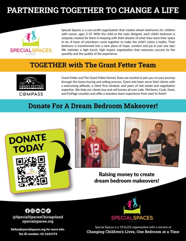 Special Spaces + Team Fetter Fundraiser