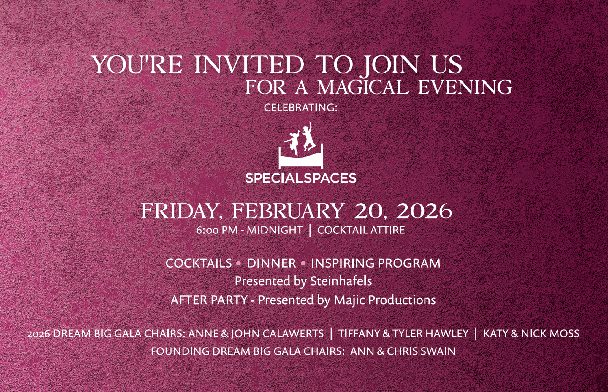 Special Spaces Wisconsin Dream Big Gala