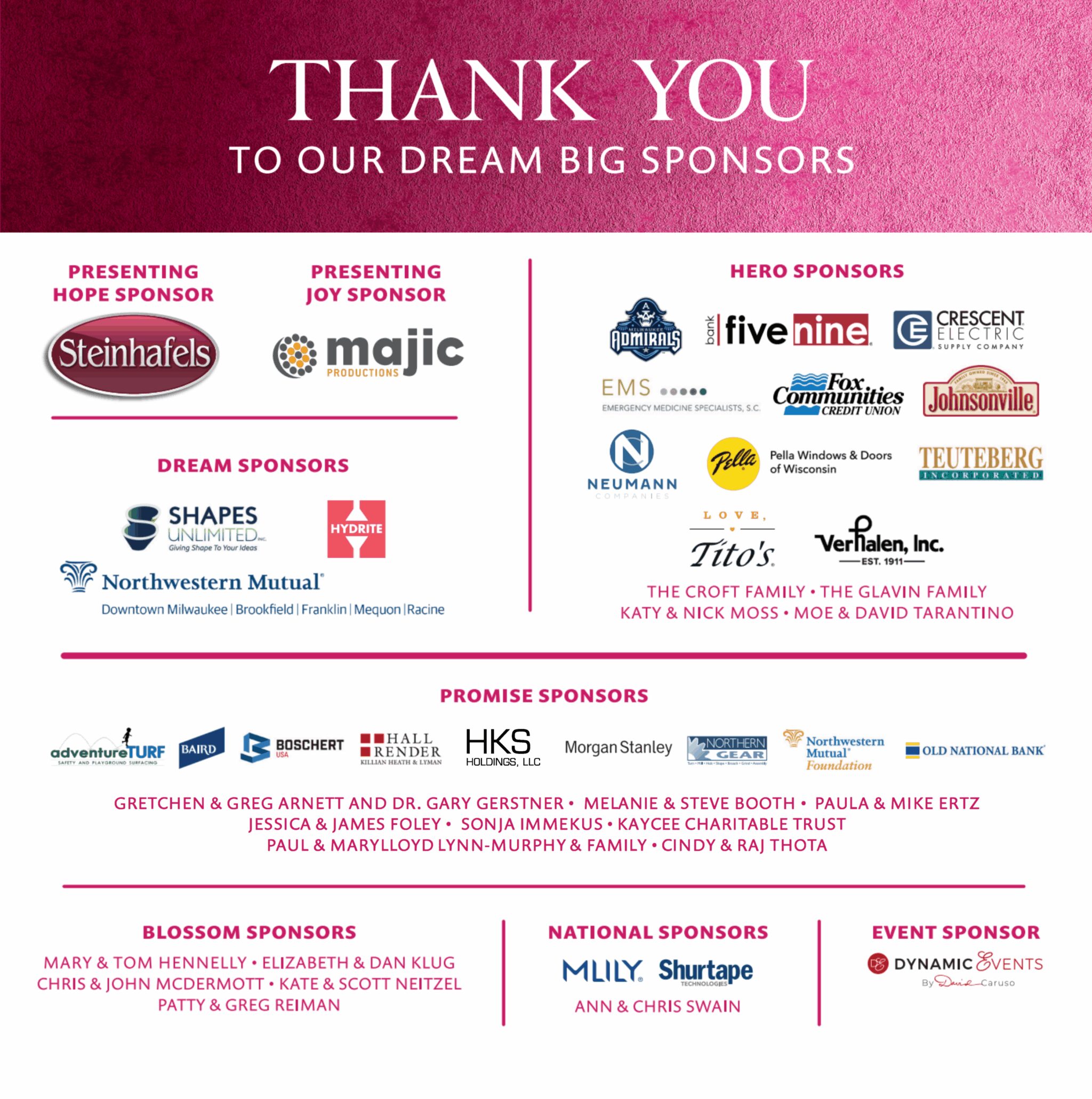 Sponsorship Opportunities