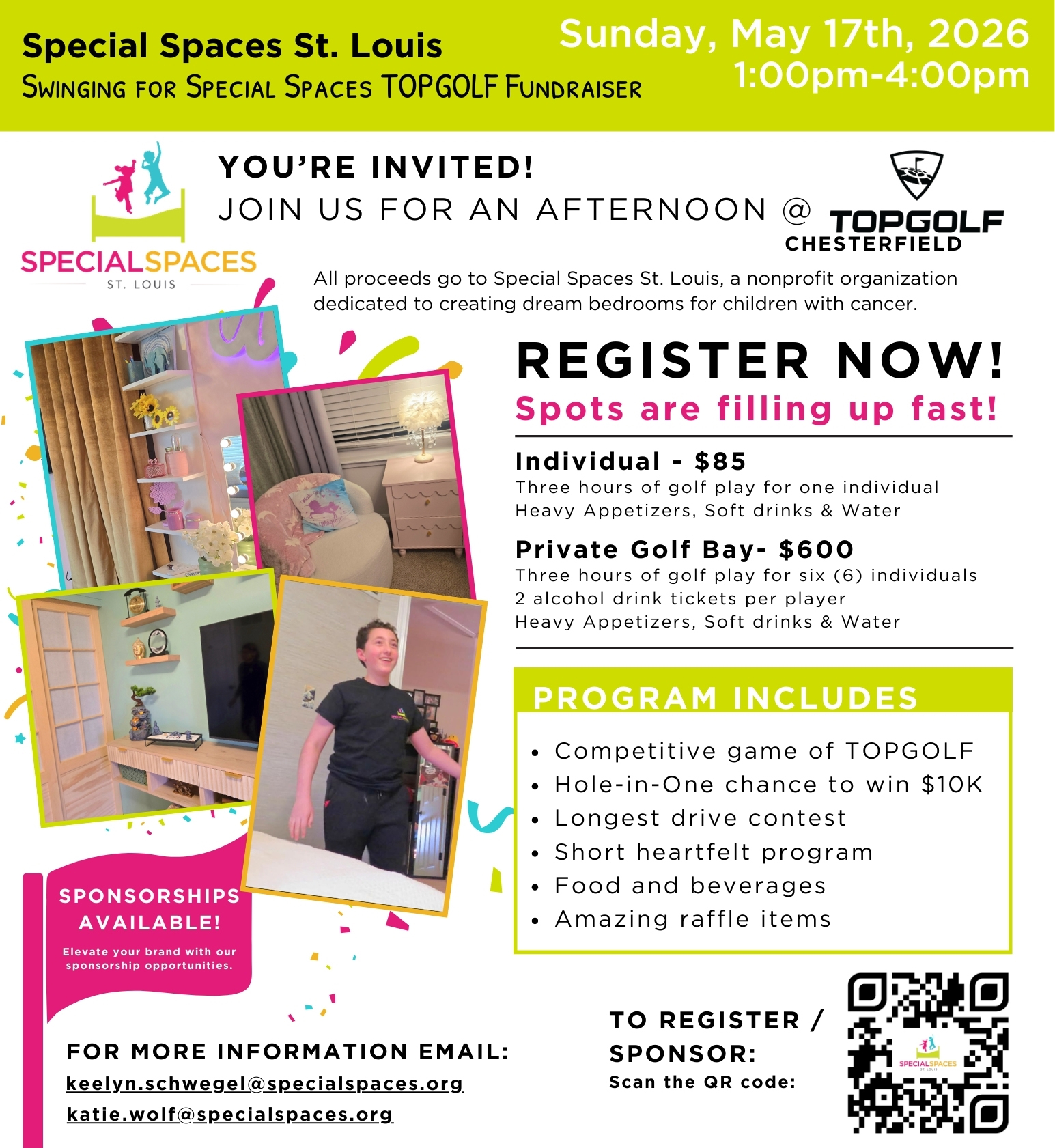 Swinging for Special Spaces St. Louis Topgolf Fundraiser