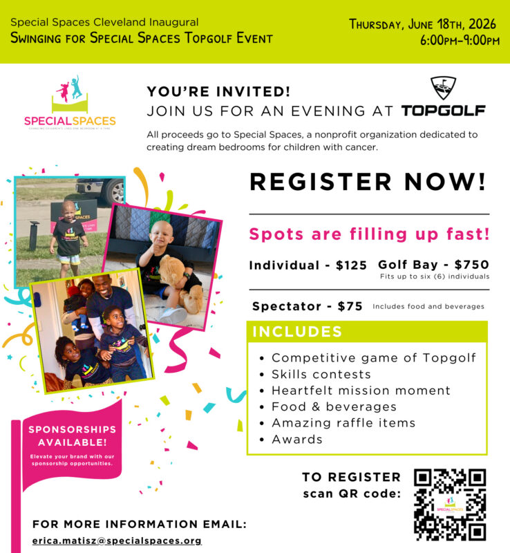 Swinging for Special Spaces Topgolf Fundraiser benefitting Special Spaces Cleveland