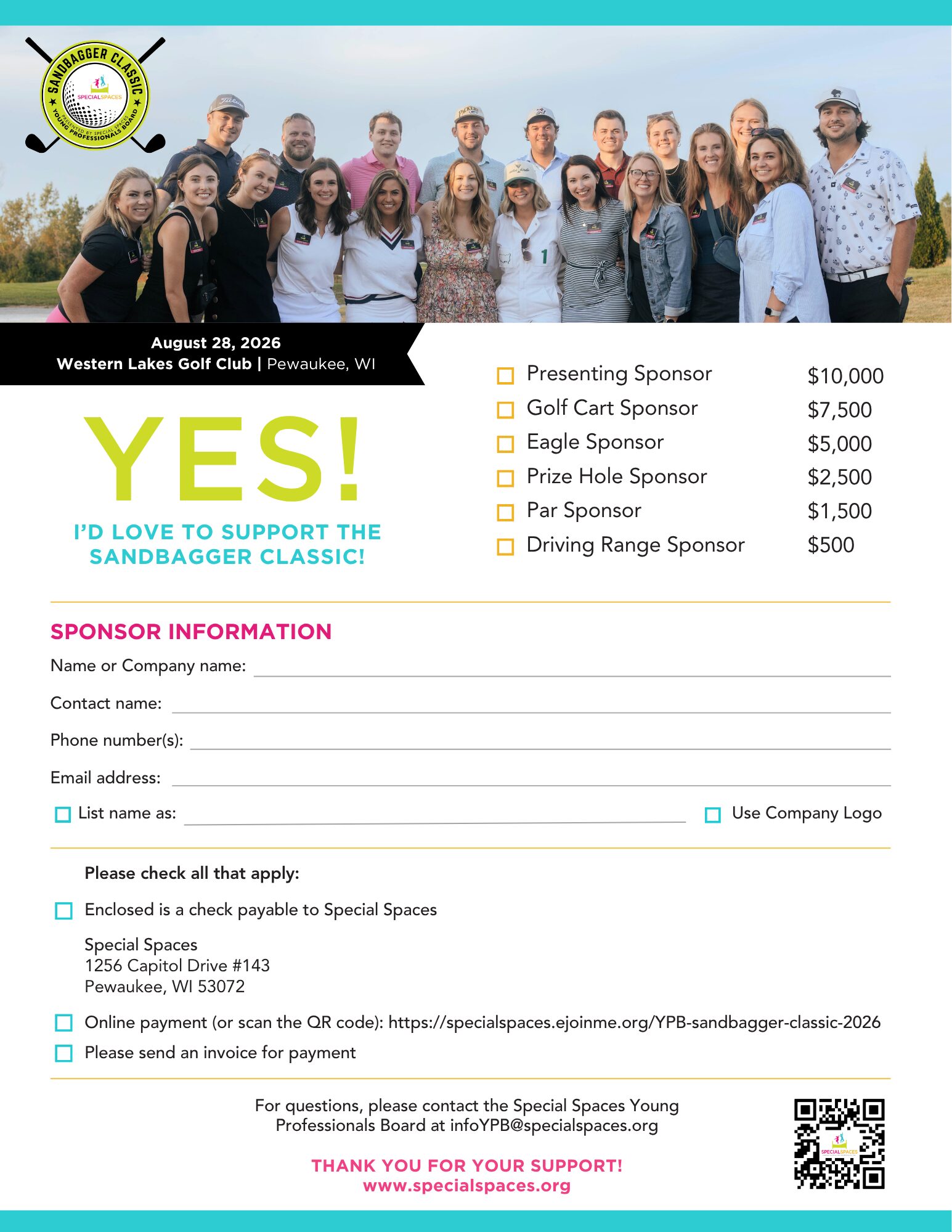 Sandbagger Classic Event Sponsors